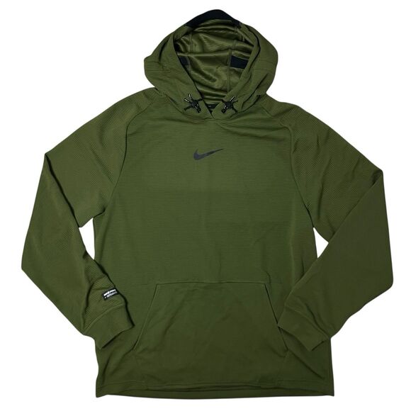 Nike PRO Shirt Mens M Green Dri Fit Training Pullover Tech Activewear DM5889-226 - Picture 2 of 12